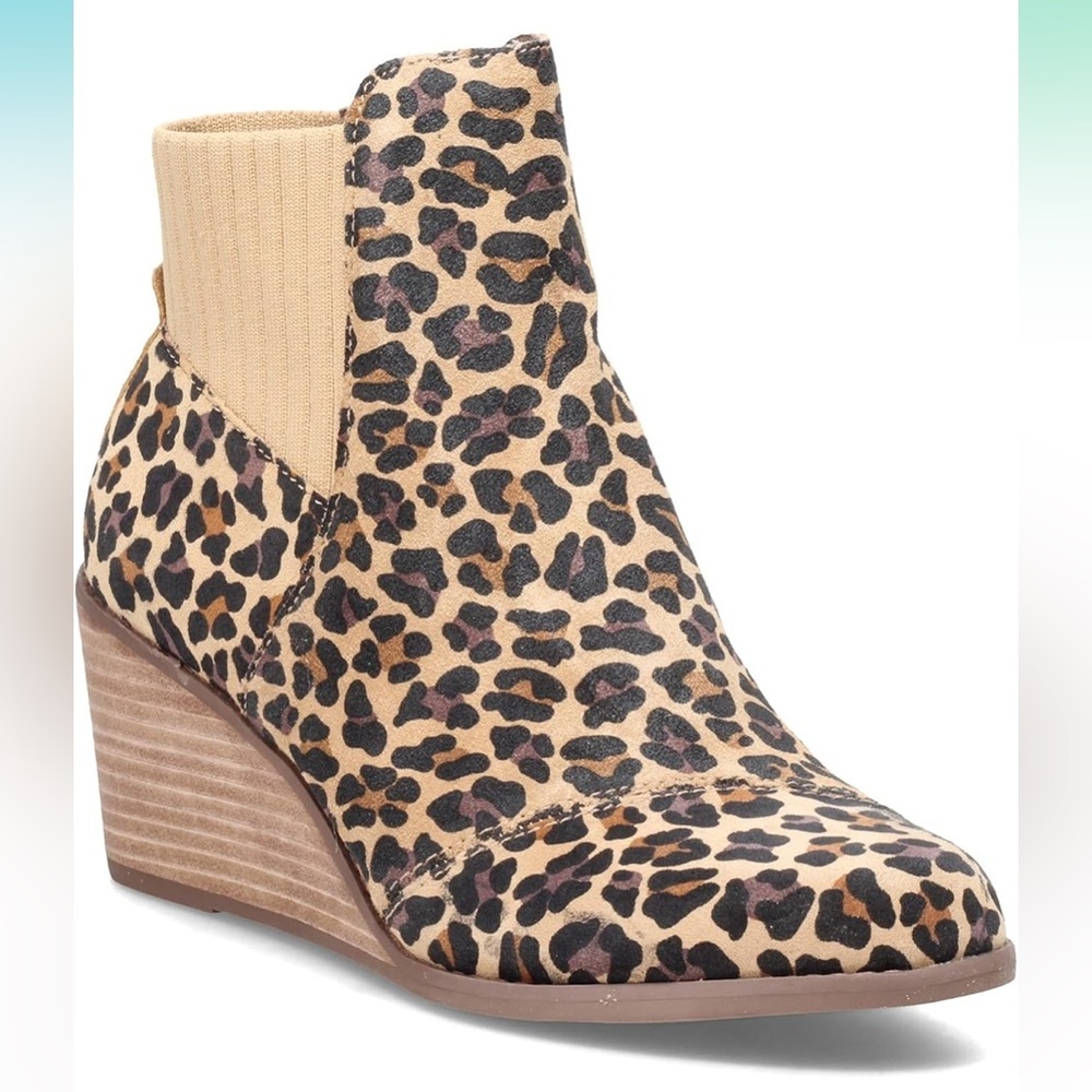 🆕 TOMS | Sadie Booties 🐆 Leopard Print | Ankle Boots | Size 11